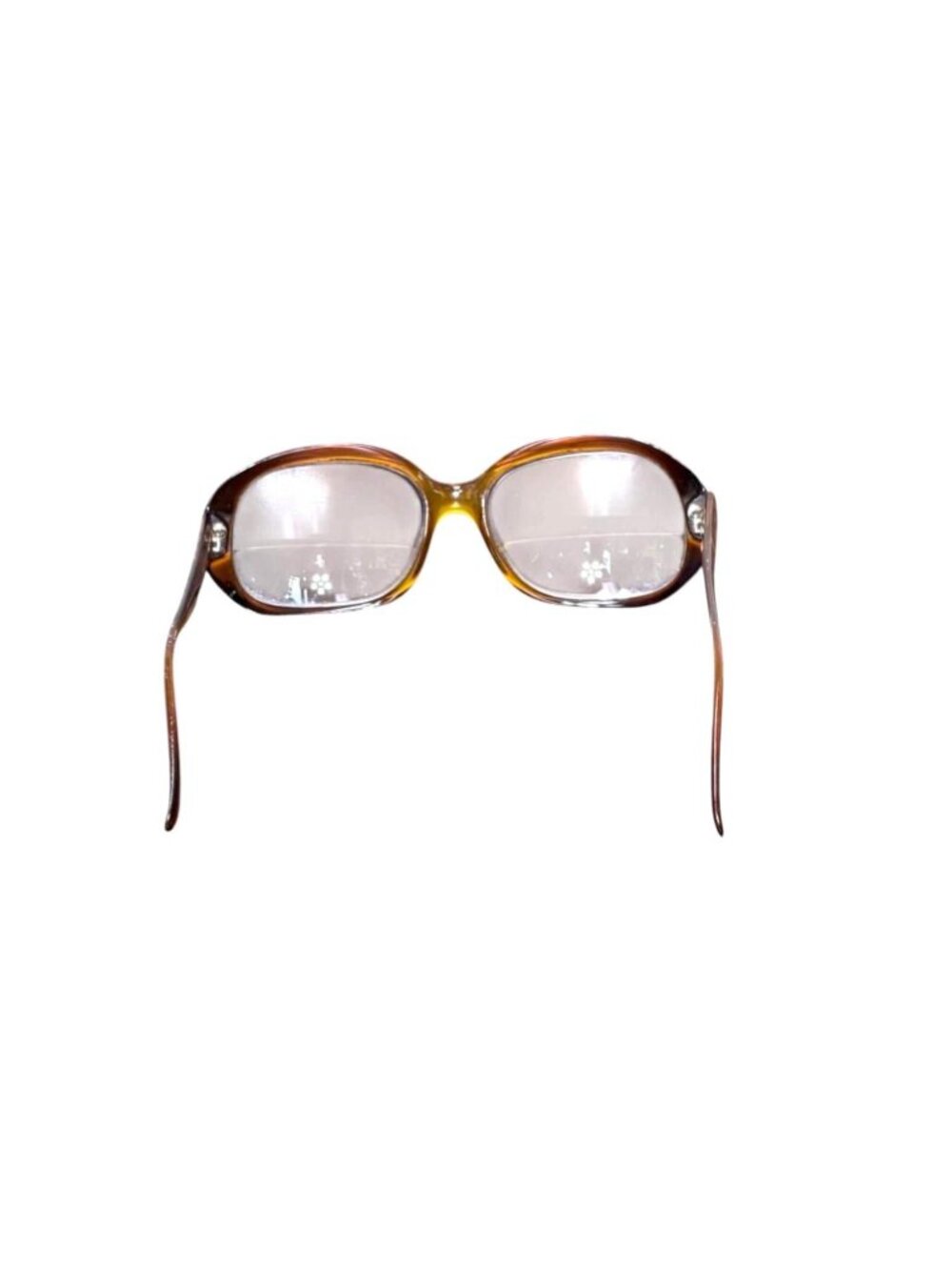 1970s Playboy 1024 Eyeglasses Frame Germany Honey Amber color - Picture 3 of 11